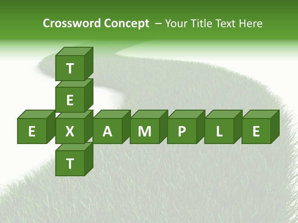 Grass Corridor Ecology PowerPoint Template