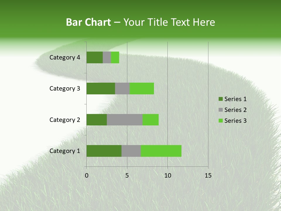 Grass Corridor Ecology PowerPoint Template