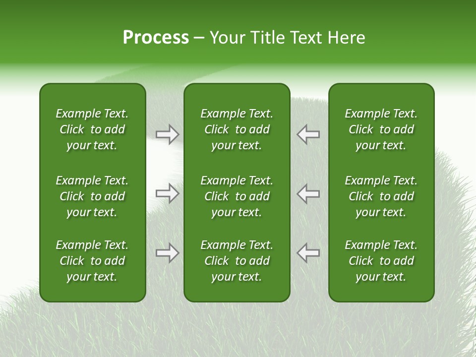 Grass Corridor Ecology PowerPoint Template