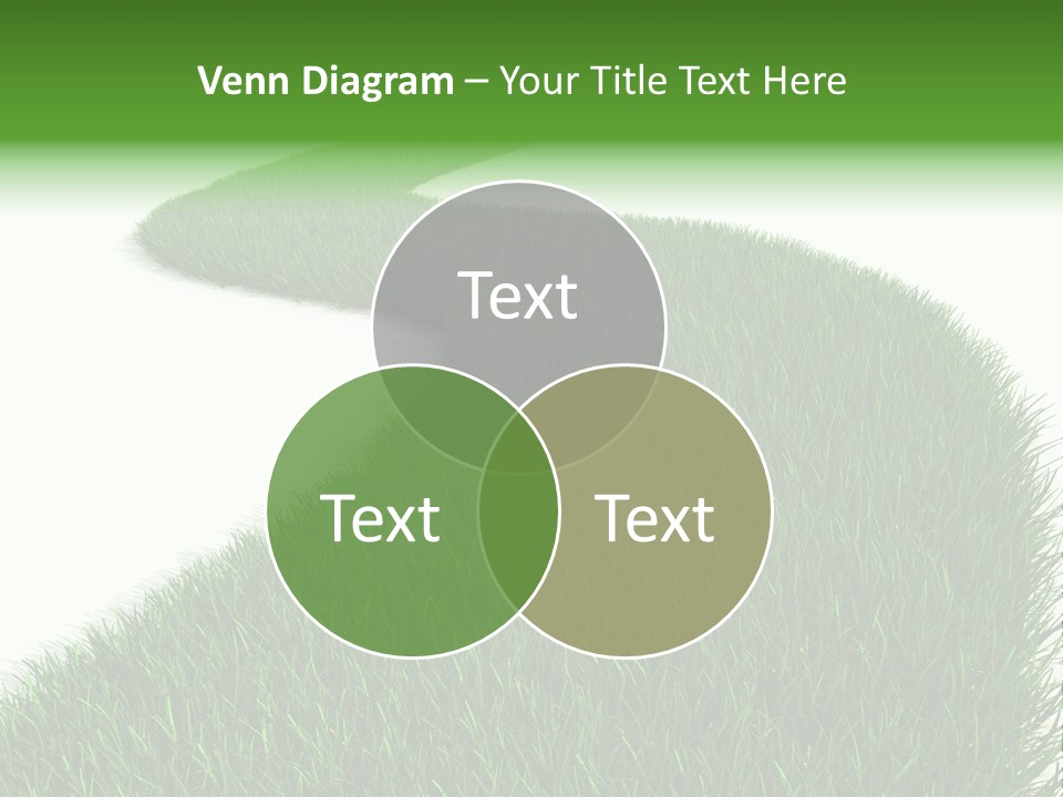 Grass Corridor Ecology PowerPoint Template