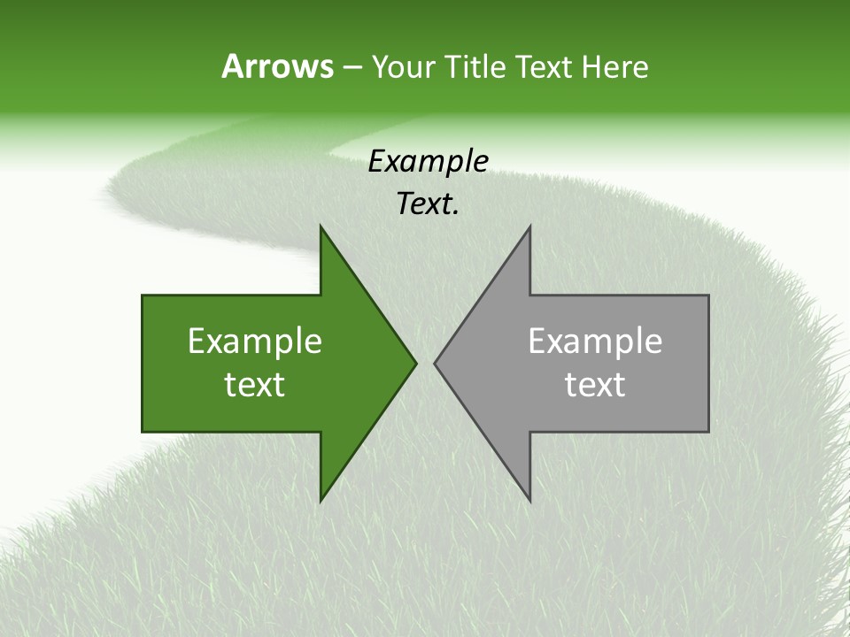 Grass Corridor Ecology PowerPoint Template