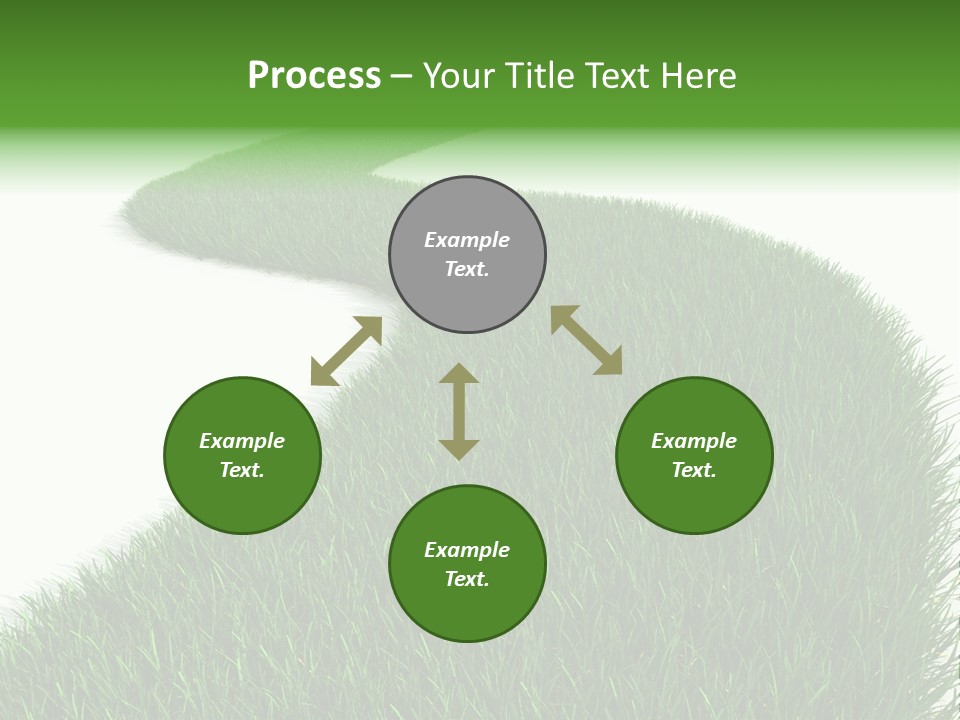 Grass Corridor Ecology PowerPoint Template