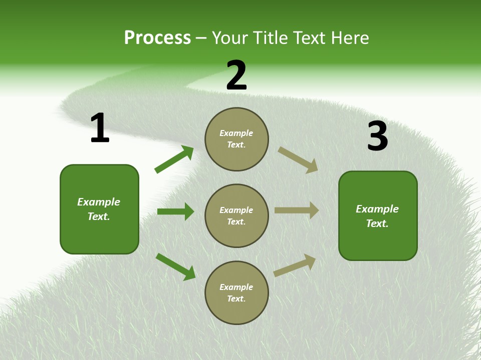 Grass Corridor Ecology PowerPoint Template