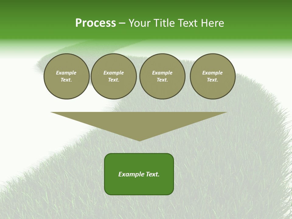 Grass Corridor Ecology PowerPoint Template