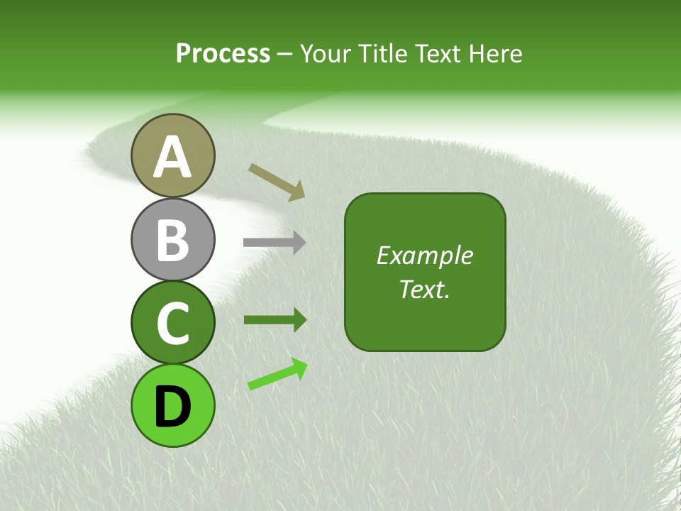 Grass Corridor Ecology PowerPoint Template