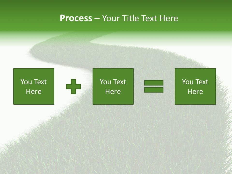Grass Corridor Ecology PowerPoint Template
