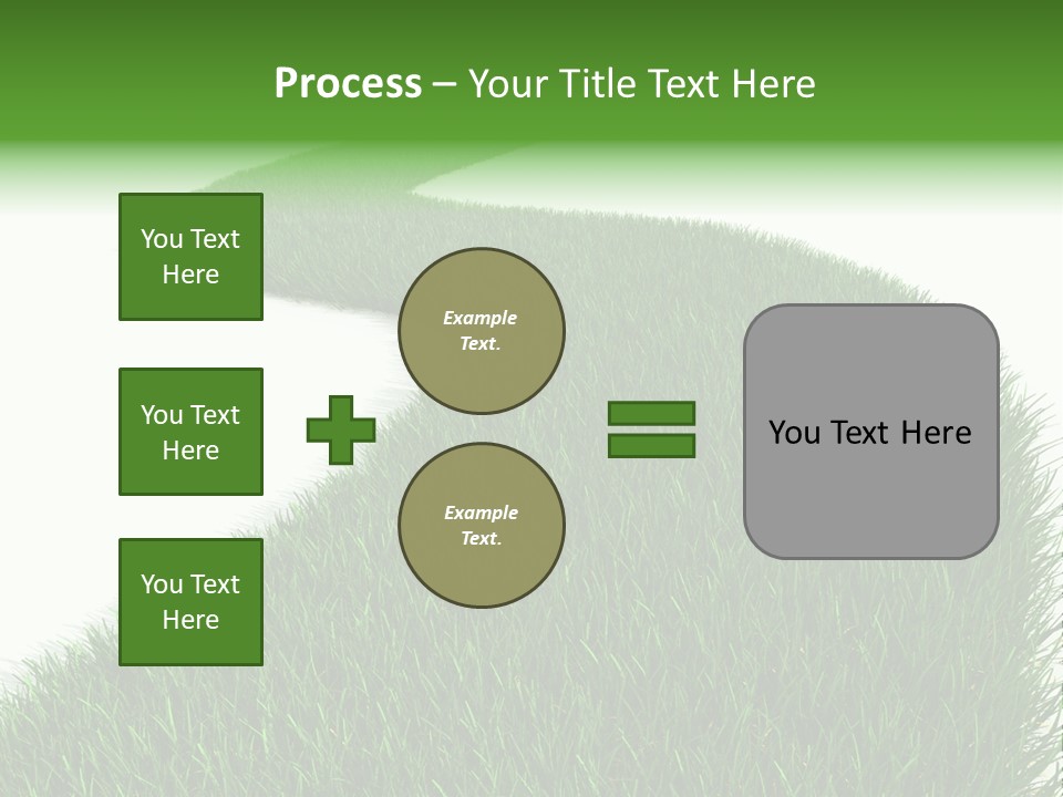 Grass Corridor Ecology PowerPoint Template