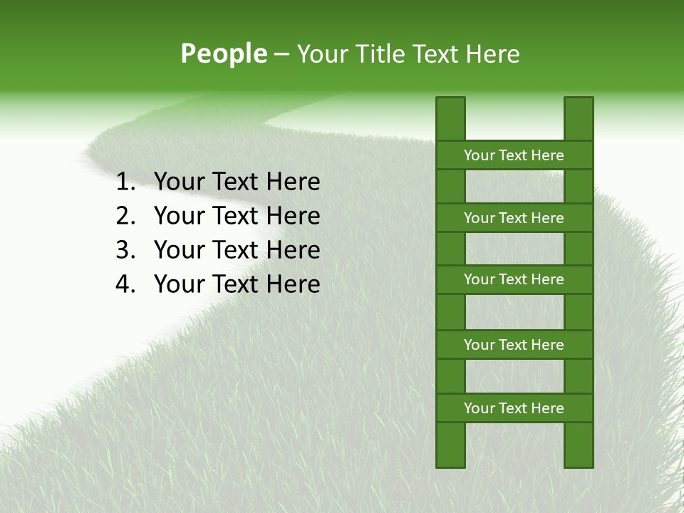 Grass Corridor Ecology PowerPoint Template