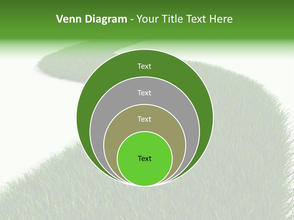 Grass Corridor Ecology PowerPoint Template