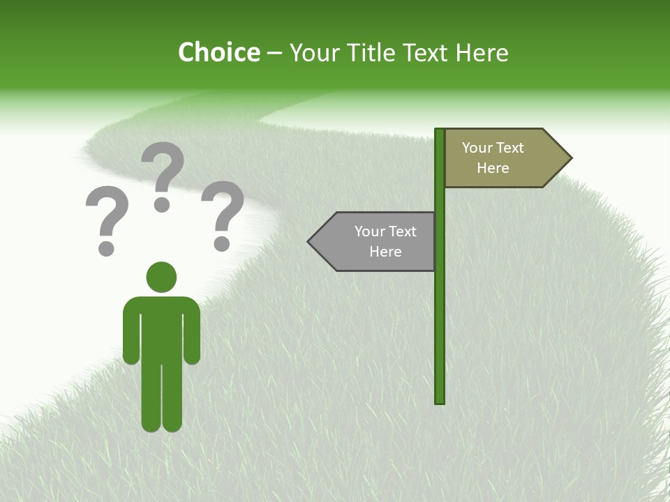 Grass Corridor Ecology PowerPoint Template