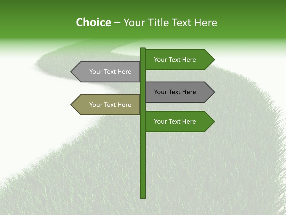 Grass Corridor Ecology PowerPoint Template