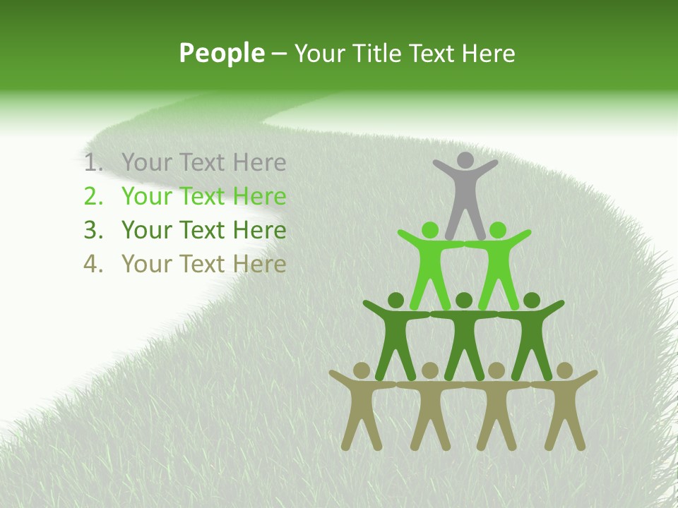 Grass Corridor Ecology PowerPoint Template