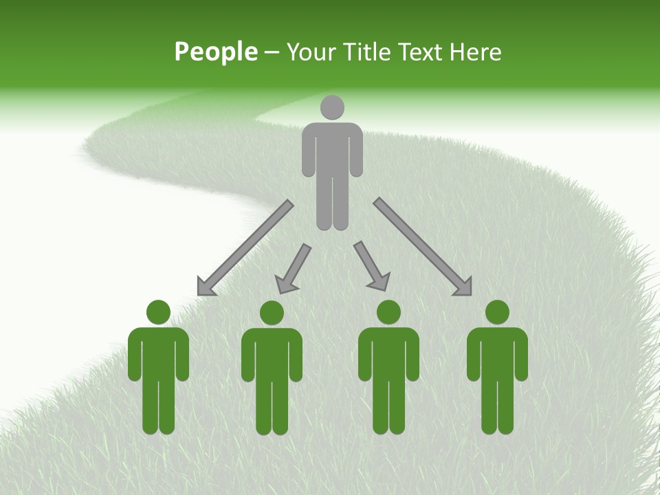 Grass Corridor Ecology PowerPoint Template