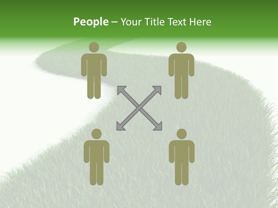 Grass Corridor Ecology PowerPoint Template