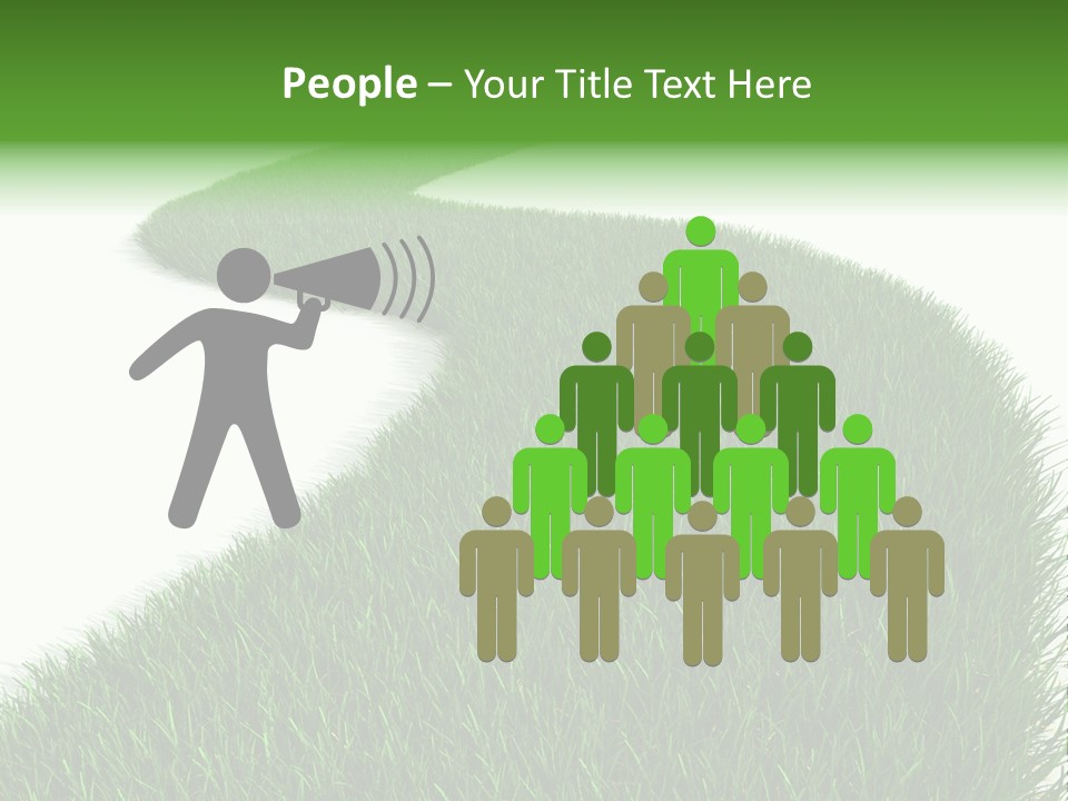 Grass Corridor Ecology PowerPoint Template