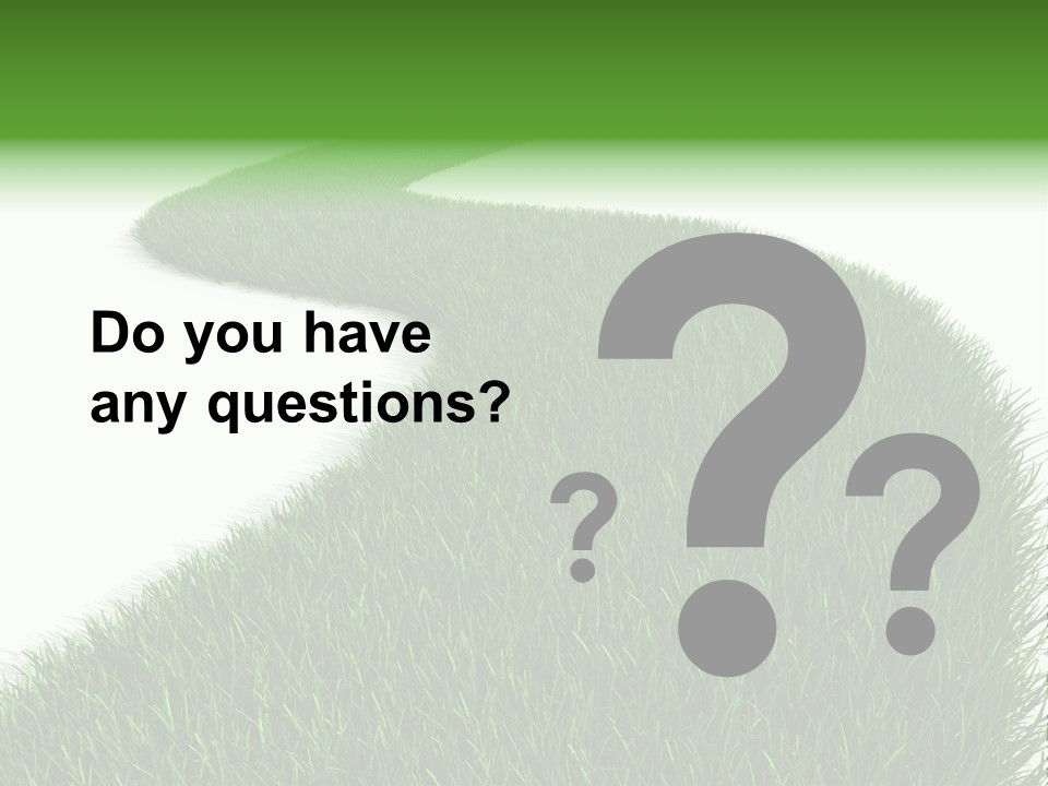 Grass Corridor Ecology PowerPoint Template