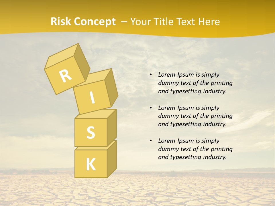 Drought Land PowerPoint Template