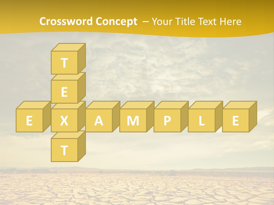 Drought Land PowerPoint Template