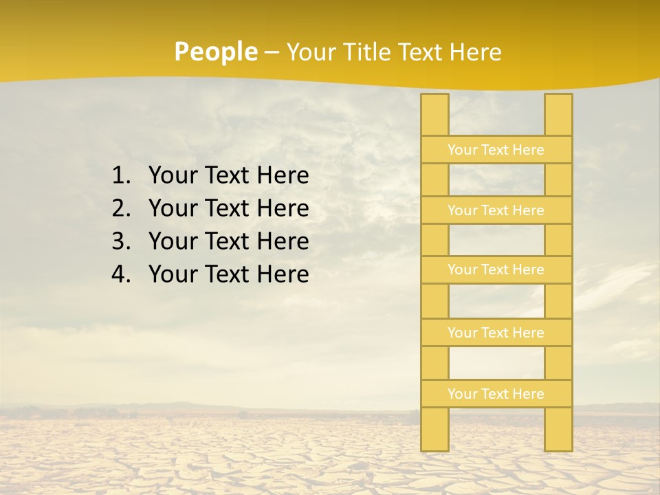 Drought Land PowerPoint Template