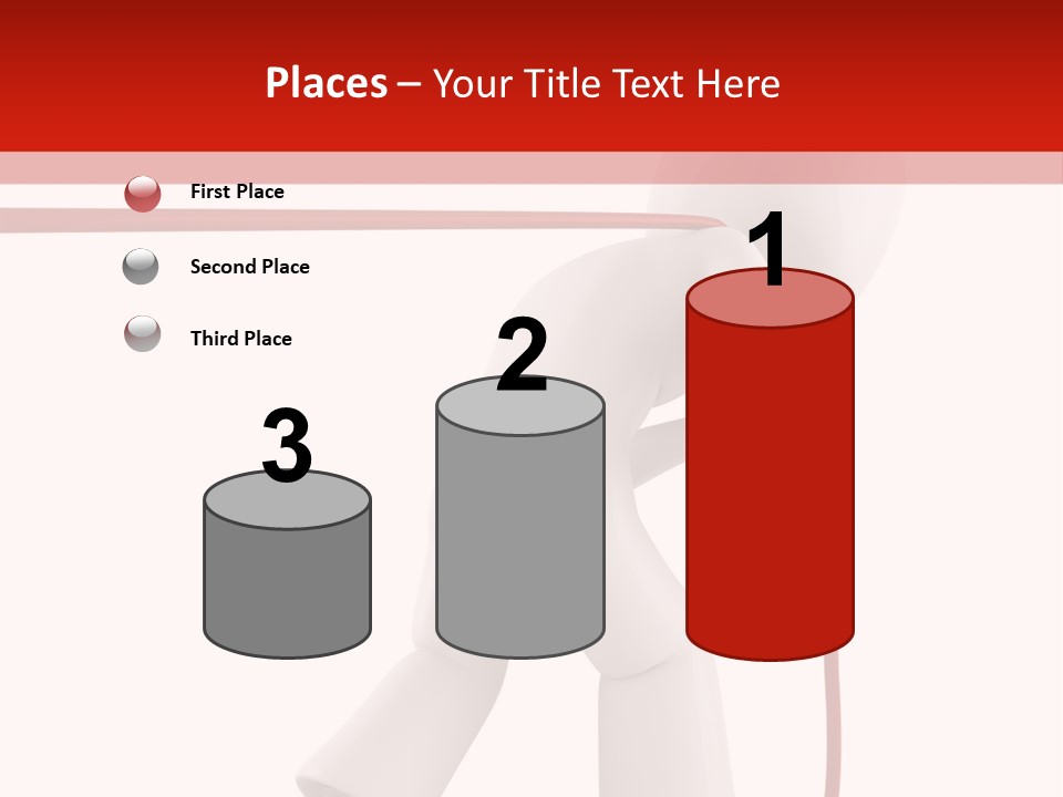 Caucasian Men Worker PowerPoint Template
