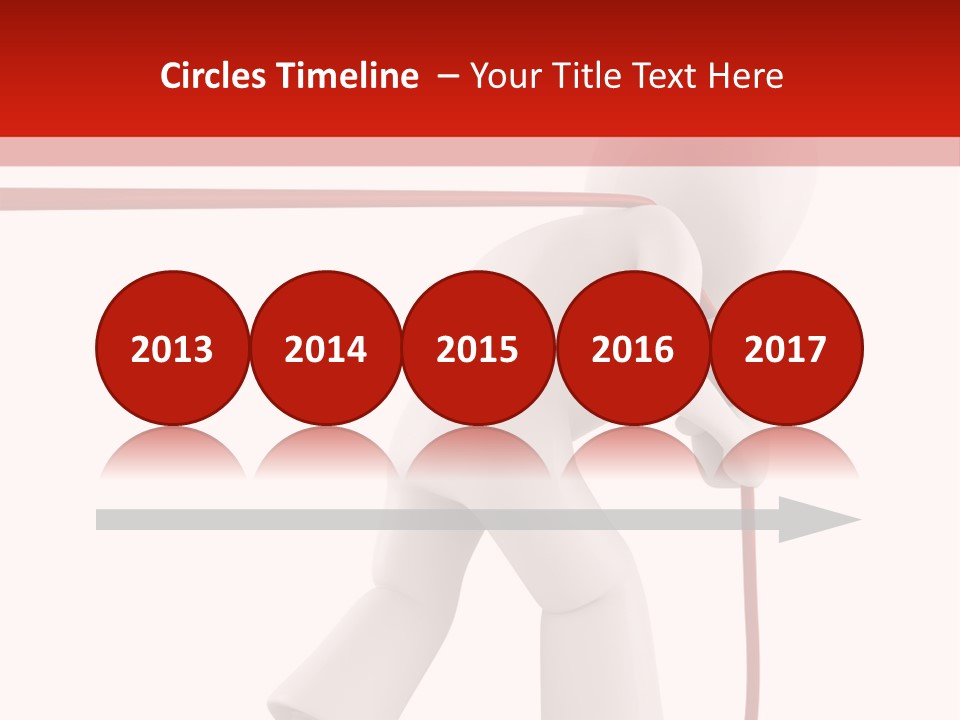 Caucasian Men Worker PowerPoint Template