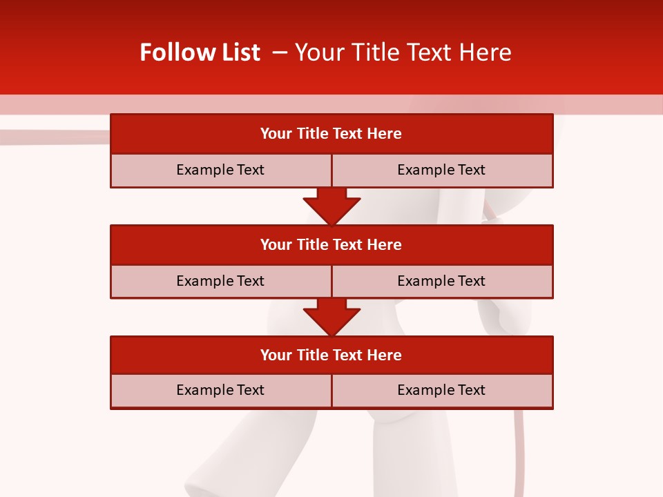 Caucasian Men Worker PowerPoint Template