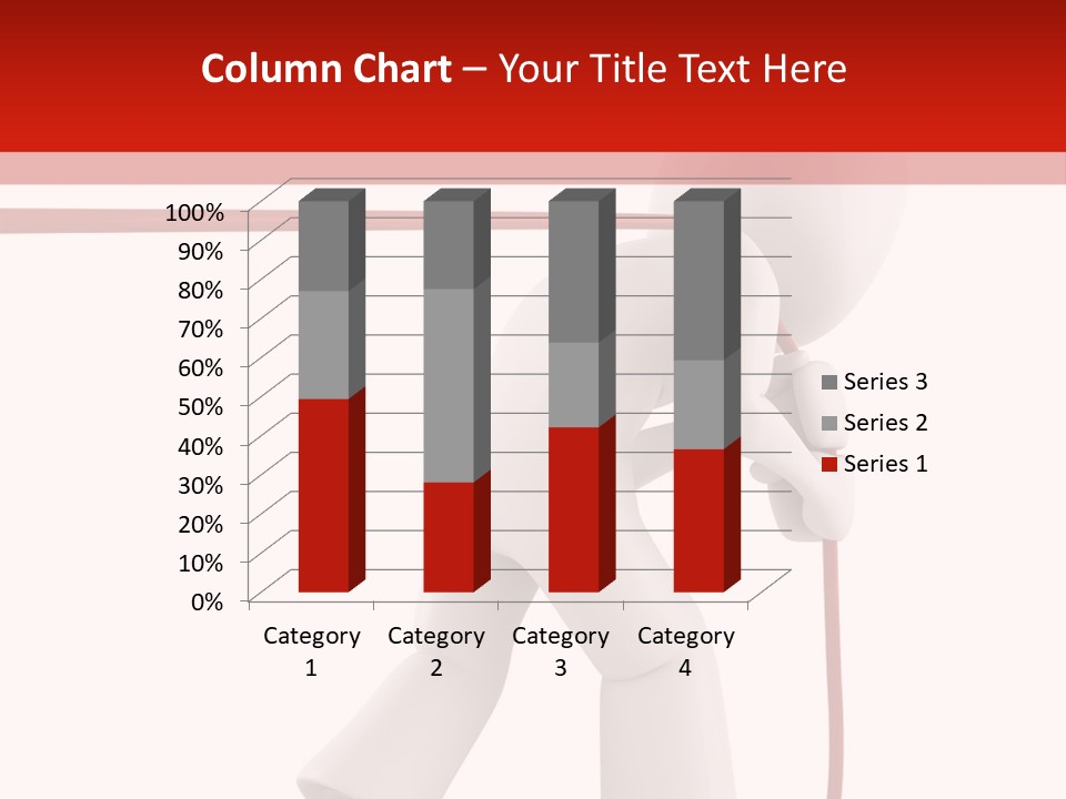 Caucasian Men Worker PowerPoint Template