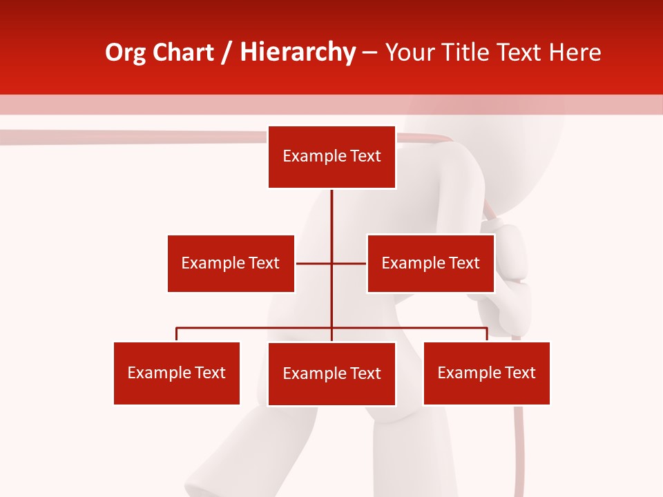 Caucasian Men Worker PowerPoint Template