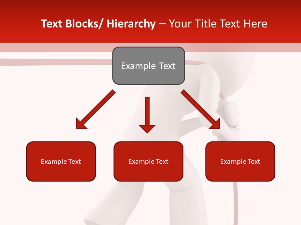 Caucasian Men Worker PowerPoint Template