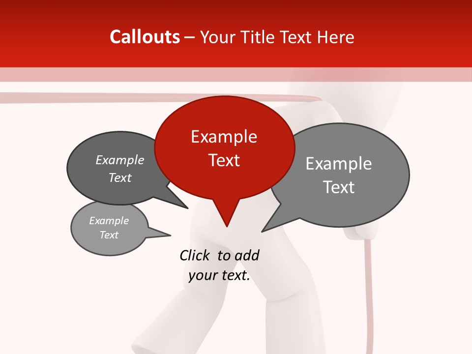 Caucasian Men Worker PowerPoint Template
