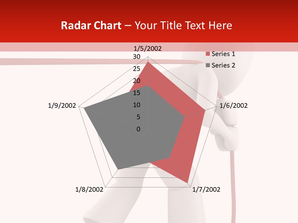 Caucasian Men Worker PowerPoint Template