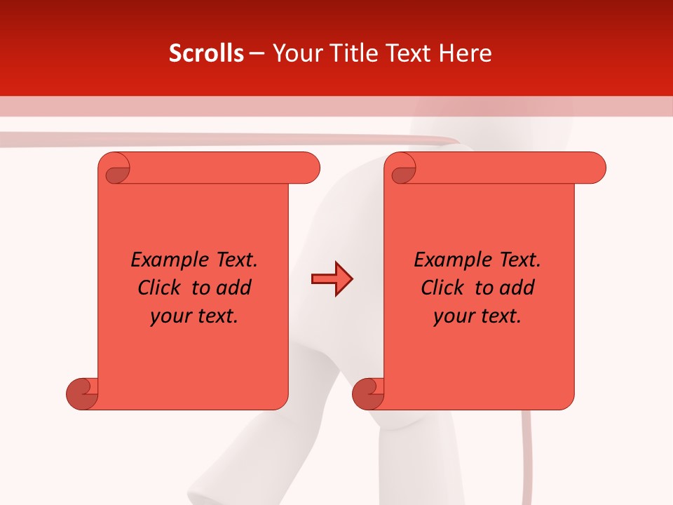 Caucasian Men Worker PowerPoint Template