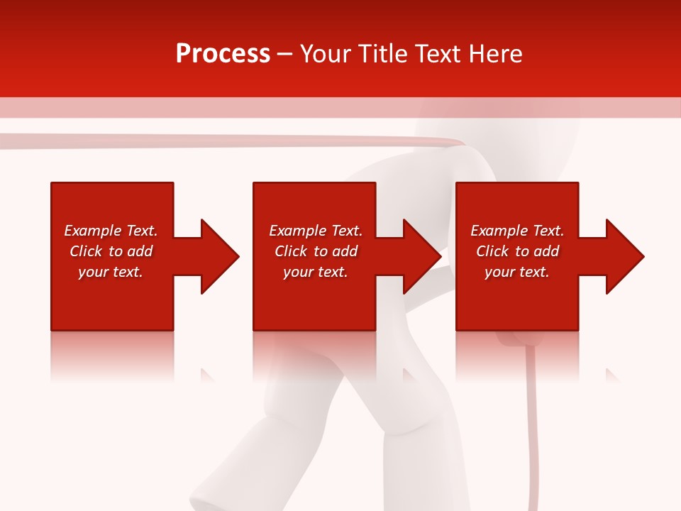 Caucasian Men Worker PowerPoint Template