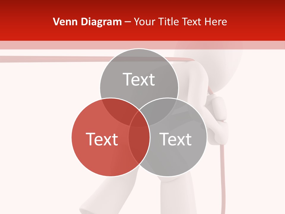 Caucasian Men Worker PowerPoint Template