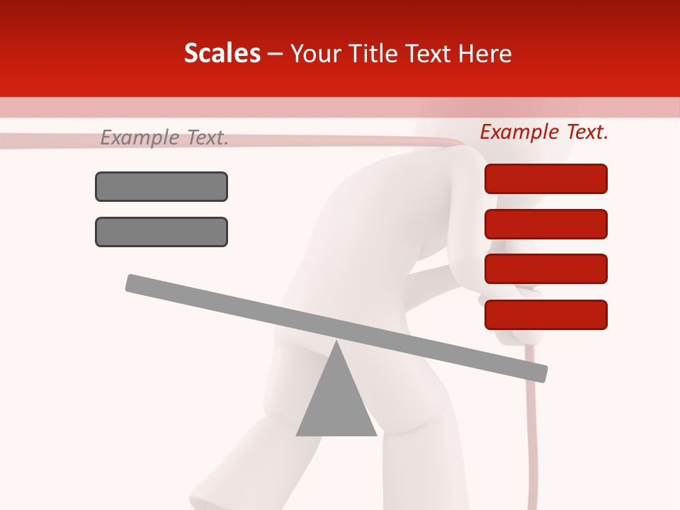 Caucasian Men Worker PowerPoint Template