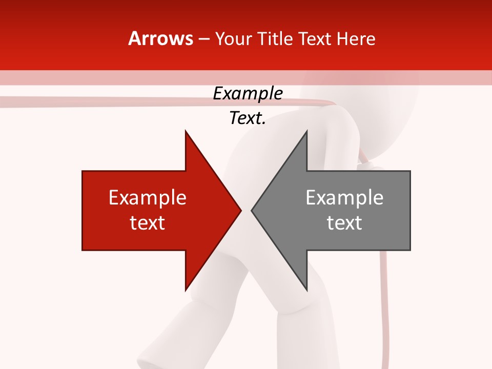 Caucasian Men Worker PowerPoint Template