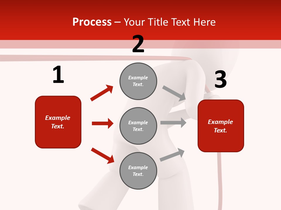 Caucasian Men Worker PowerPoint Template