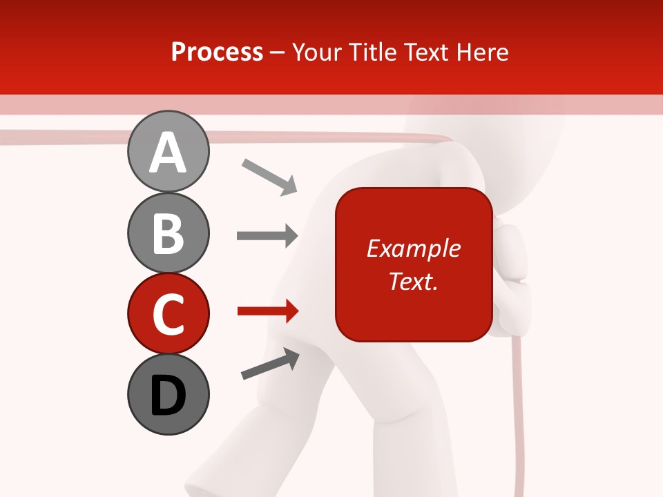 Caucasian Men Worker PowerPoint Template