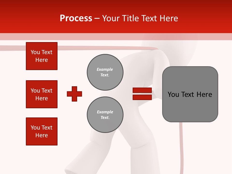 Caucasian Men Worker PowerPoint Template