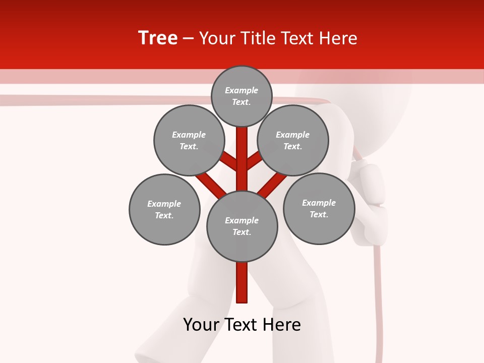 Caucasian Men Worker PowerPoint Template