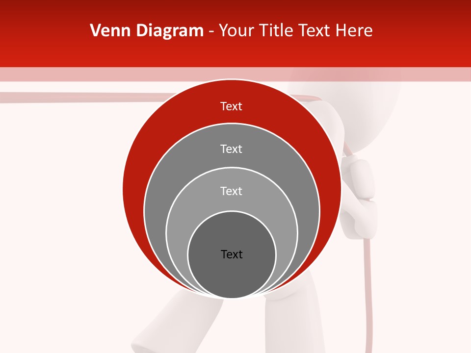 Caucasian Men Worker PowerPoint Template