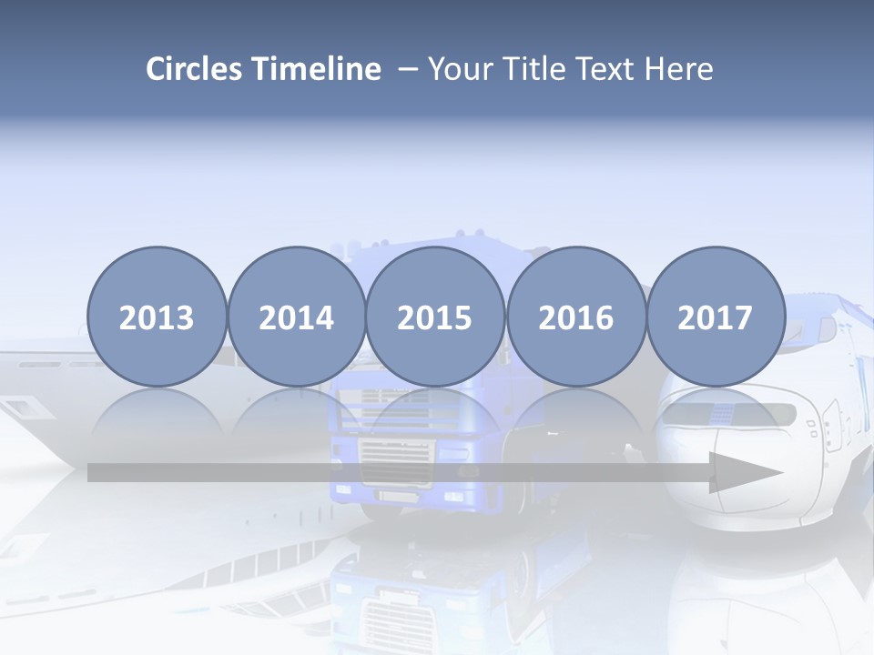 Button Car Idea PowerPoint Template