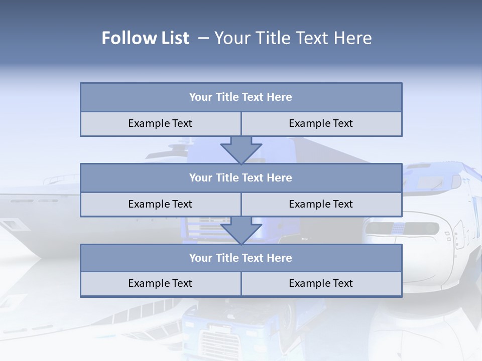 Button Car Idea PowerPoint Template