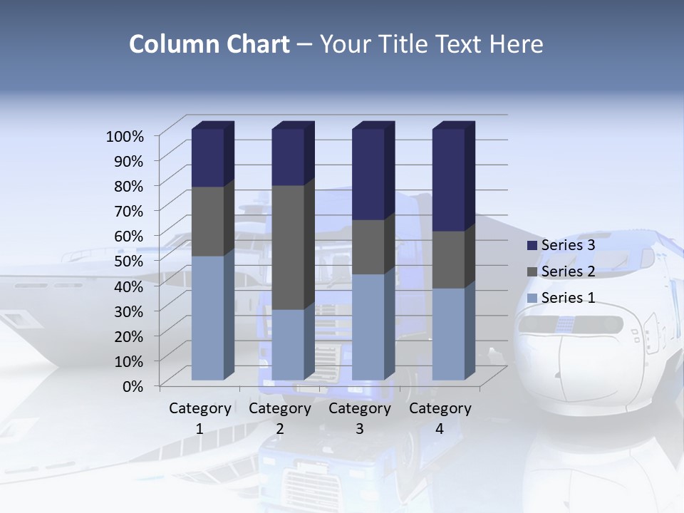 Button Car Idea PowerPoint Template
