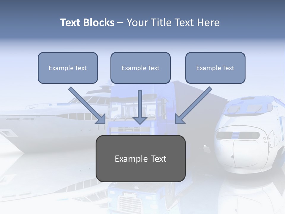 Button Car Idea PowerPoint Template