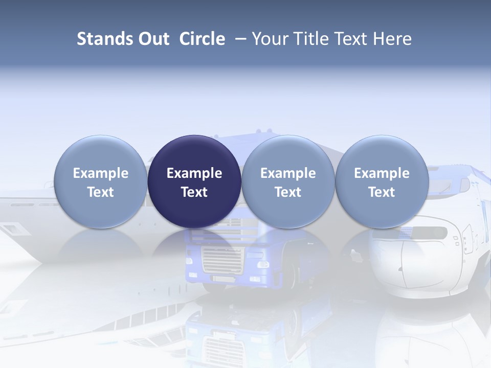 Button Car Idea PowerPoint Template