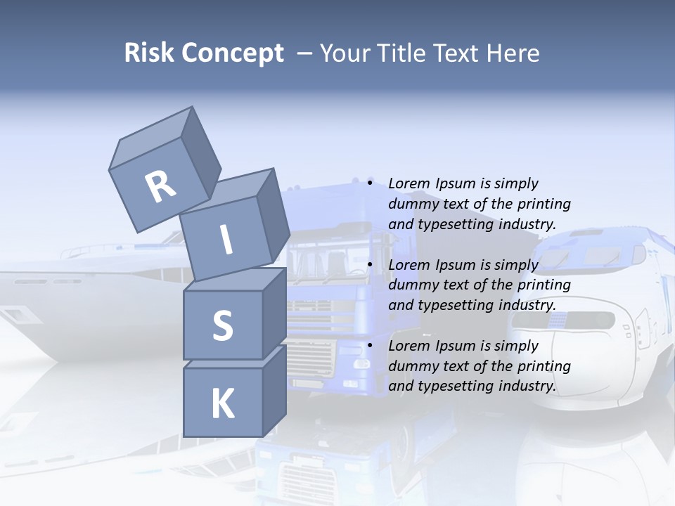 Button Car Idea PowerPoint Template