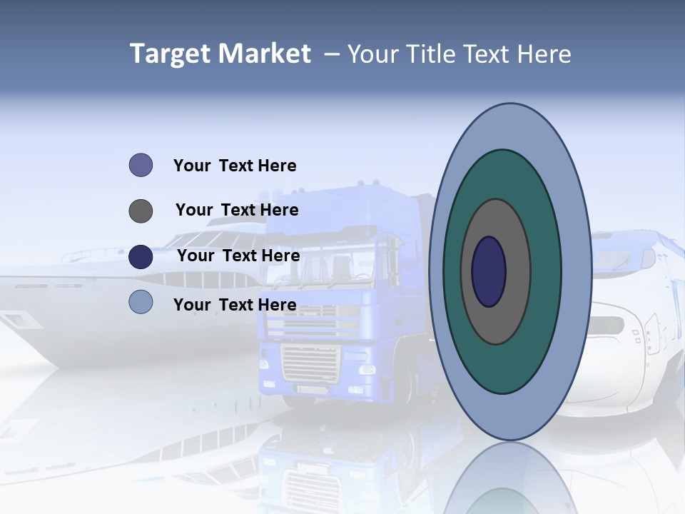 Button Car Idea PowerPoint Template