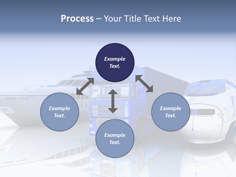 Button Car Idea PowerPoint Template