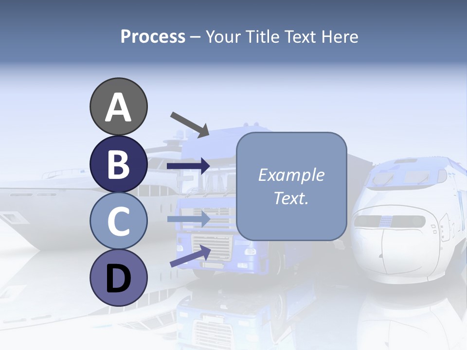 Button Car Idea PowerPoint Template